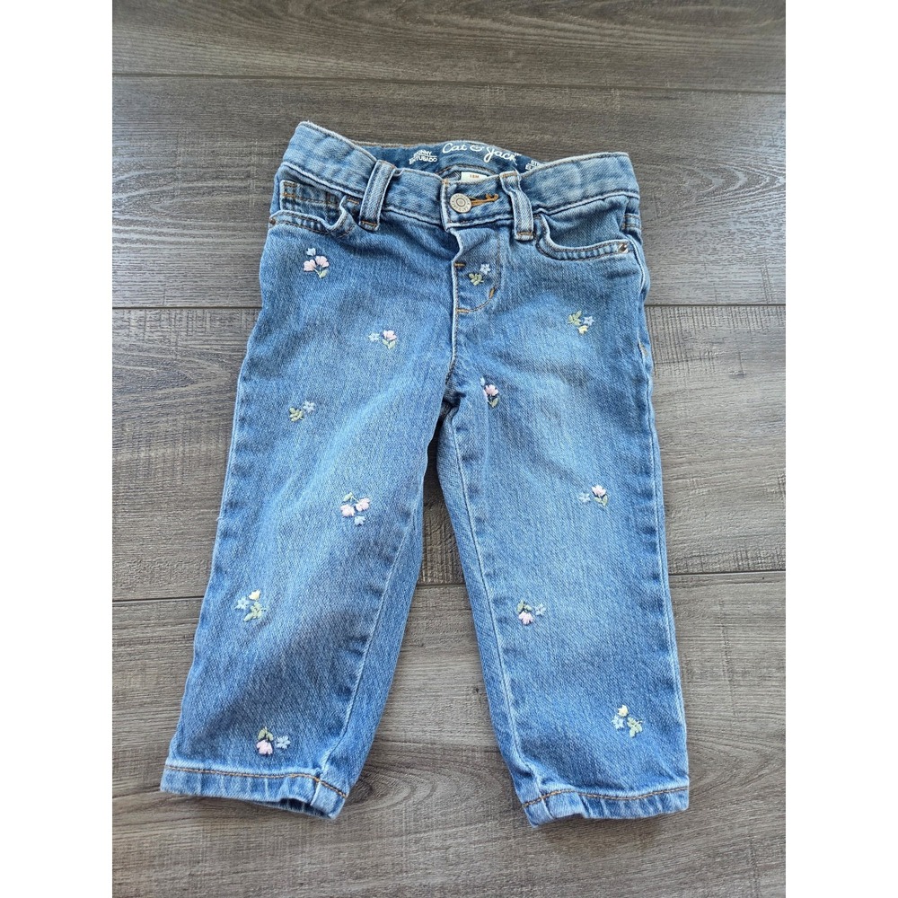 Cat and jack baby girl jeans 18 mos